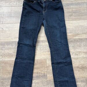 Levi's Dark Blue Straight Leg Women's Jeans